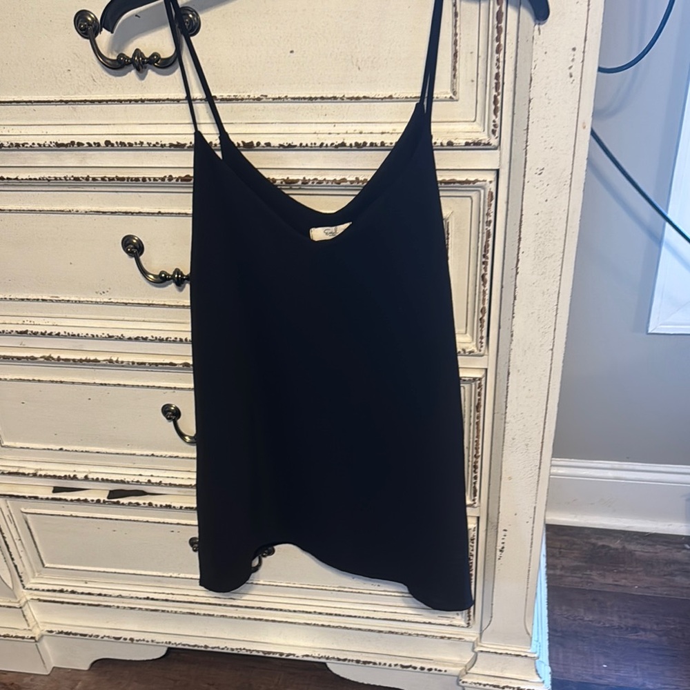 Easel Black Camisole Top
